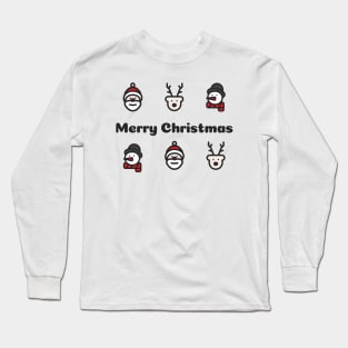 Merry Christmas, merry and bright tshirt Long Sleeve T-Shirt